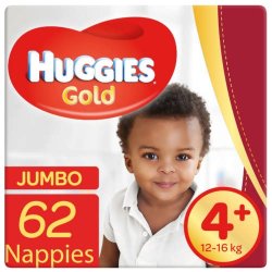 Huggies Gold 44 Nappies Size 4 Plus 