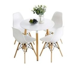 Dining Room Table Set For Small Spaces Kitchen - Table And 4 Chairs