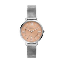 Fossil Womens Watches Jacqueline Womens Silver WATCH-ES5089
