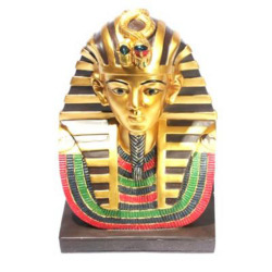 Gold Egyptian Tutankhamen Bust