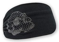 Harley-davidson Women's Embellished Krystal Skull Headband Scrunchie HE26530