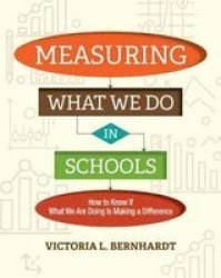Measuring What We Do In Schools: How To Know If What We Are Doing Is Making A Difference