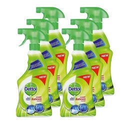 Dettol Hygiene Cleaner Bathroom Trigger - Spring Fresh - 6 X 500ML
