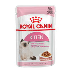 ROYAL CANIN Kitten In Gravy Wet Cat Food - 12X85 Grams