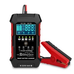 12V 10A & 24V 5V Smart Automatic Battery Charger & Pulse Repair Tool RG-10