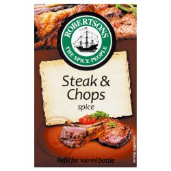Robertsons - Steak & Chops Spice Refill Box 80G