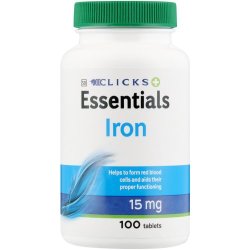 Clicks Essentials Iron 100 Tablets