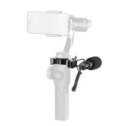 Eachshot Comica CVM-VM10-II Kit Cardioid Directional Condenser Video Microphone MIC With Adapter 4-RING Mount For Zhiyun Smooth 4 Includes MIC & Ring Mount
