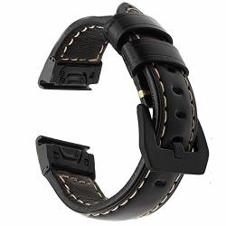 fenix 5 plus leather band