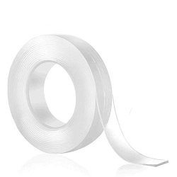 16.5 Ft Nano Tape Traceless Washable Double Side Tape American Design Reusable Multi-purpose Tape For Halloween Christmas Sticker Picture Painting Office Home