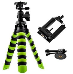 Wgwioo Portable Flexible Cell Phone Octopus Tripod Phone Holder Selfie Tripod