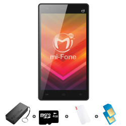 mi-Fone 5 8GB 3G Bundle includes Airtime + 1.2GB Starter Pack + Accessories - R2000 Airtime @ R100 Per Month X 20