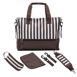 Baby Nappy Changing Bags Set - Black Set Of 5