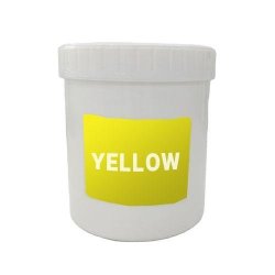1KG Bottle Yellow Colour Creamy Water-based Ink Paste For 120 Mesh