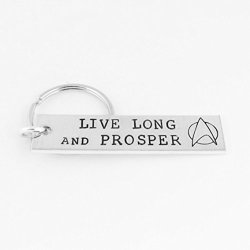 Live Long And Prosper - Star Trek - Aluminum Key Chain
