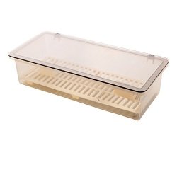 Lemeijia Aiyoo Flatware Tray Kitchen Drawer Organizer With Lid And
