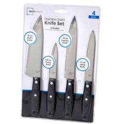 Mainstays - 4PC Stainless Steel Knife Set