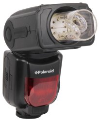 Polaroid PL-135 Bare Bulb Power Zoom Bounce & Swivel Flash For The Canon Digi...
