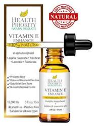 100% All Natural & Organic Vitamin E Oil For Your Face & Skin - 15 000 30 000 Iu - Reduces Wrinkles Lightens Dark Spots