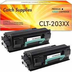 Catch Supplies Compatible Toner Cartridge Replacement For Samsung MLT-D203E 203E Samsung Proxpress SL-M3820 SL-M3820ND SL-M3820DW SL-M4020ND M3870FD M3870FW M4070FR Black 2-PACK