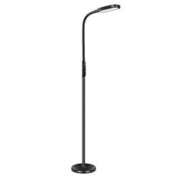 Miroco LED Floor Lamp With 5 Brightness Levels & 3 Color Temperatures 1815 Lumens Adjustable LED Floor Light Dimmable Reading Standing Lamp For Sewing Living Room Bedroom Office