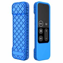 Weite Protective Case For Apple Tv 4K 4TH Gen Remote Light Weight Shock Proof Silicone Cover For Apple Tv 4K Siri Remote Controller Blue