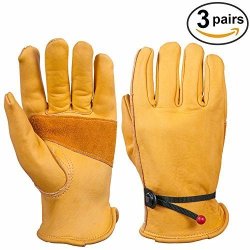 cowhide leather work gloves
