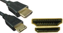 MINI HDMI Male To HDMI Male Cable 1.5M Long