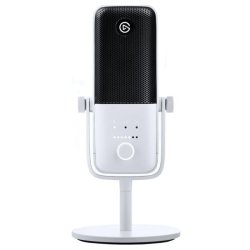 WAVE:3W Premium USB Condenser Microphone And Digital Mixing Solution Anti-clipping Technology Capa- Citive Mute Streaming And Podcasting - White