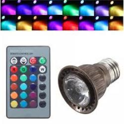 Remote Controlled Colorful changing LED Light Bulb