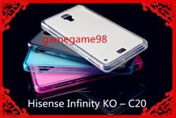 Gel Case Tpu Cover For Hisense Infinity Ko C20 With Tempered Glass