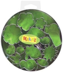 Makin's Usa 37005 Clay Cutters Flower And Leaf 15 Per Package