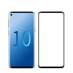 Tuff-Luv 3D Curved Tempered Glass Screen Protection For Samsung Galaxy S10 Clear