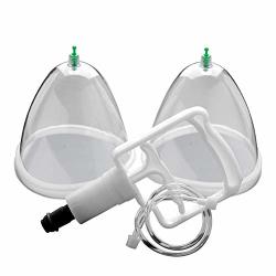Thinktoo Breast 2 Cups System Breast Enlargement Massager Breastfeeding Suction Pump Big