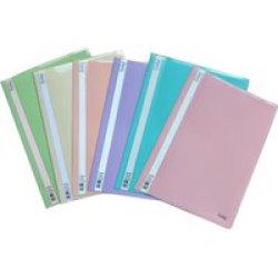A4 Presentation Folders - Pastel Yellow 12 Pack