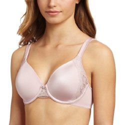 Bali Women's One Smooth U Bra With Lace Side Support Warm Steele Combo 40B