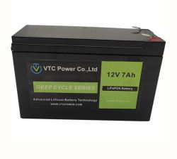 12V 7AH Lithium Replacement Battery - 12.8V 7AH