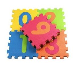 Baby Soft Eva Foam Play Mat Kids Puzzle - 10 Pcs