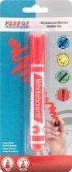 Parrot Whiteboard Marker Bullet Tip - Red Blister 1