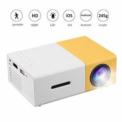 MINI Projector Portable Video-projector Home Theater Movie Projector Compatible With Full HD 1080P HDMI Vga USB Av Laptop Smartphone