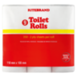 2 Ply Toilet Rolls 9 Pack