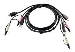 ATEN 6' USB2.0 HDMI Kvm Cable - 2L-7D02UH