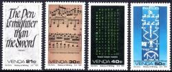 Venda - 1990 History Of Writing 7th Series Set Mnh Sacc 205-208