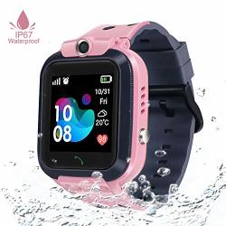 Kids Gps Tracker Smart Watch Waterproof Smartwatch With Two-way Call Sos Alarm Remote Camera Touch Screen Cell Phone Watch For Children Girls Boys Birthday