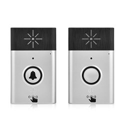 Portable Wireless Voice Intercom Doorbell Door Chime For Home Office Warehouse Hotel 300 Meters Range Indoor Outdoor Doorbell