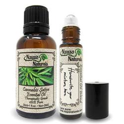 Nzuzo Naturals 30ml 100% Cannabis Oil Essential Pure Cannabis Sativa Oil