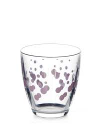 Tumbler With Pink Print - Clear