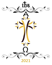 Black And Gold Paschal Easter Candle - 100 X 400MM