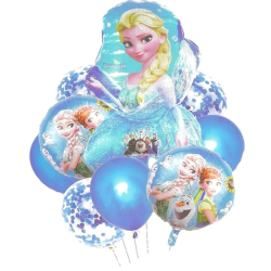 Elsa Birthday Party Balloons