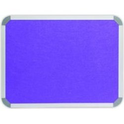Parrot Notice Board - Info Board Aluminium Frame 3000 X 1200MM - Purple